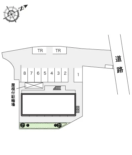 ★手数料０円★生駒市俵口町　月極駐車場（LP）